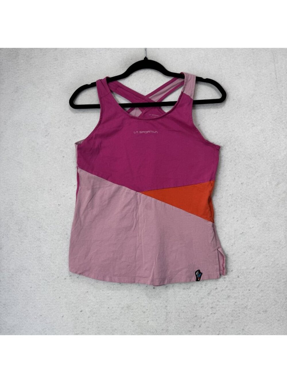 La Sportiva Tank Top Womens Medium Multicolor Twist Tank Scoop Neck Athletic